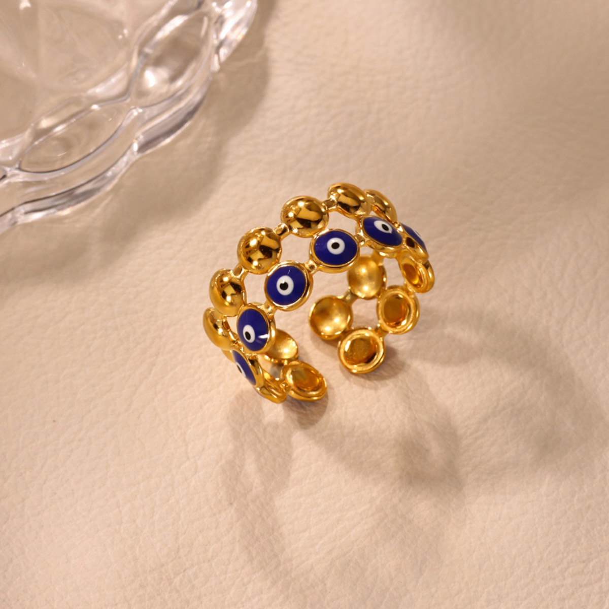 Men Accessories Evil Eye - Cincin Mata Jahat Biru Turki Vintage