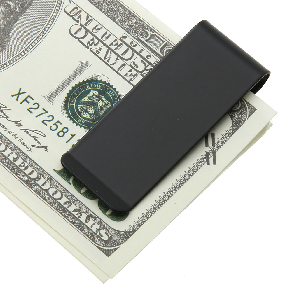 Money Clip Slim - Penjepit Uang Stainless Steel Tipis, Penjepit
