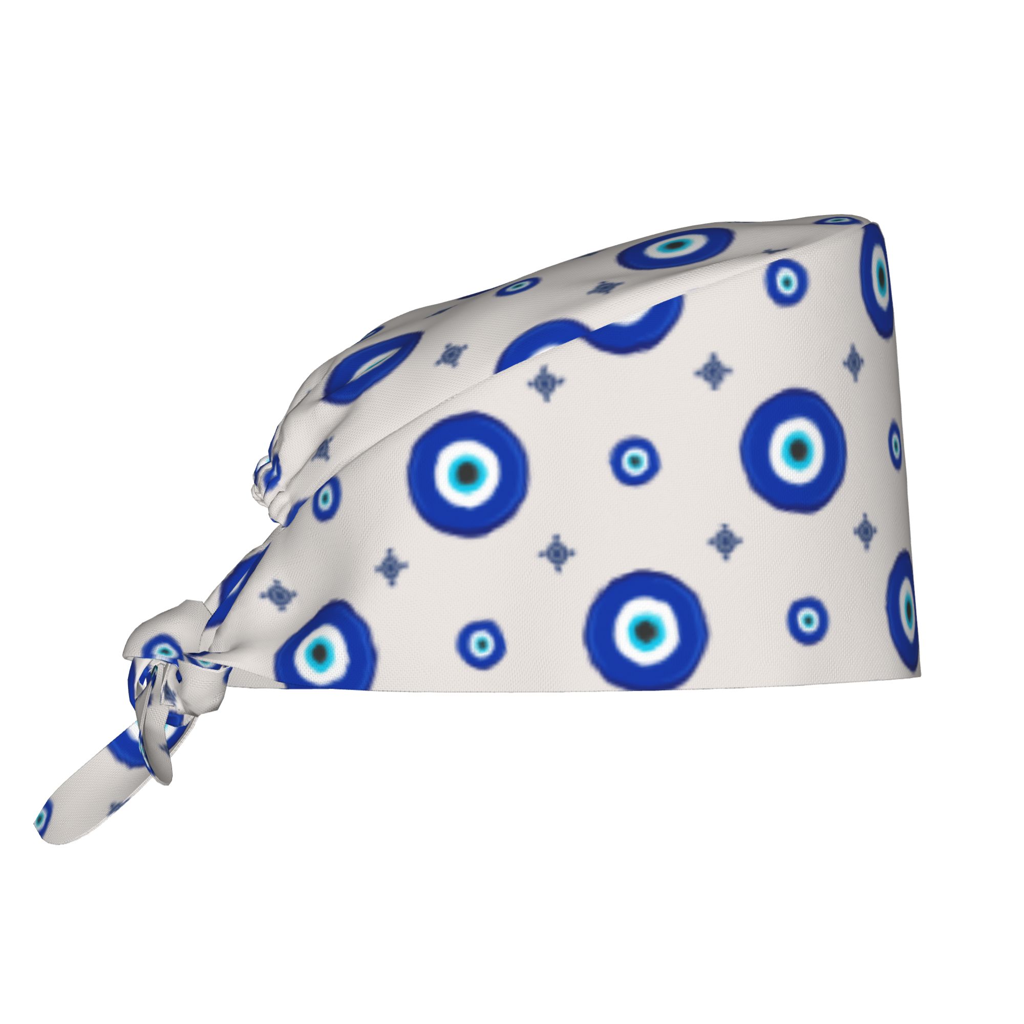 Men Accessories Evil Eye - Topi Kerja dengan Pola Mata Iblis
