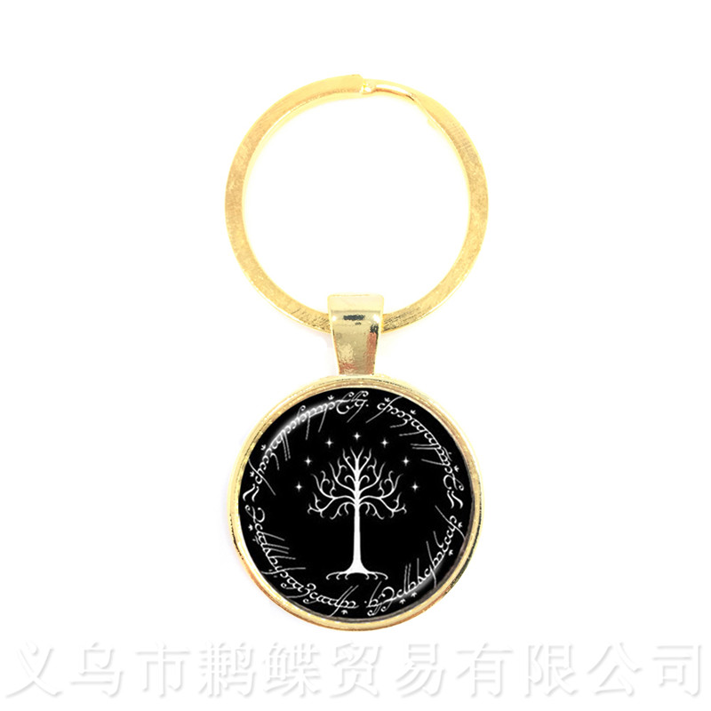 Men'S Accessories Jewelry Sale - Hot Sale Pohon Kehidupan Kaca Cabochon