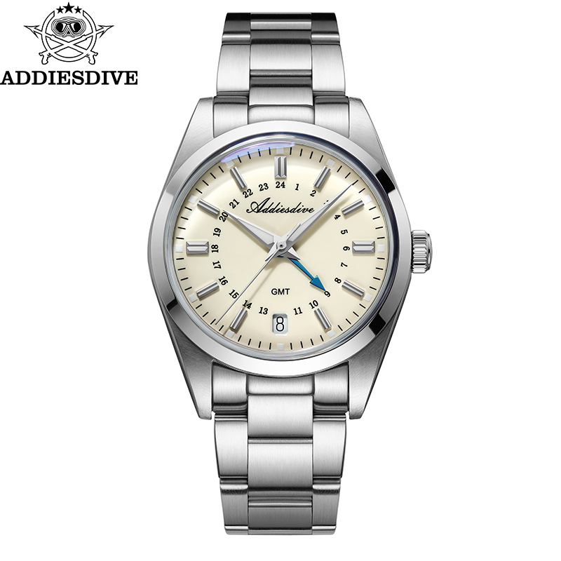 Men Accessories Jewelry - ADDIESDIVE Jam Tangan GMT Mewah 36Mm