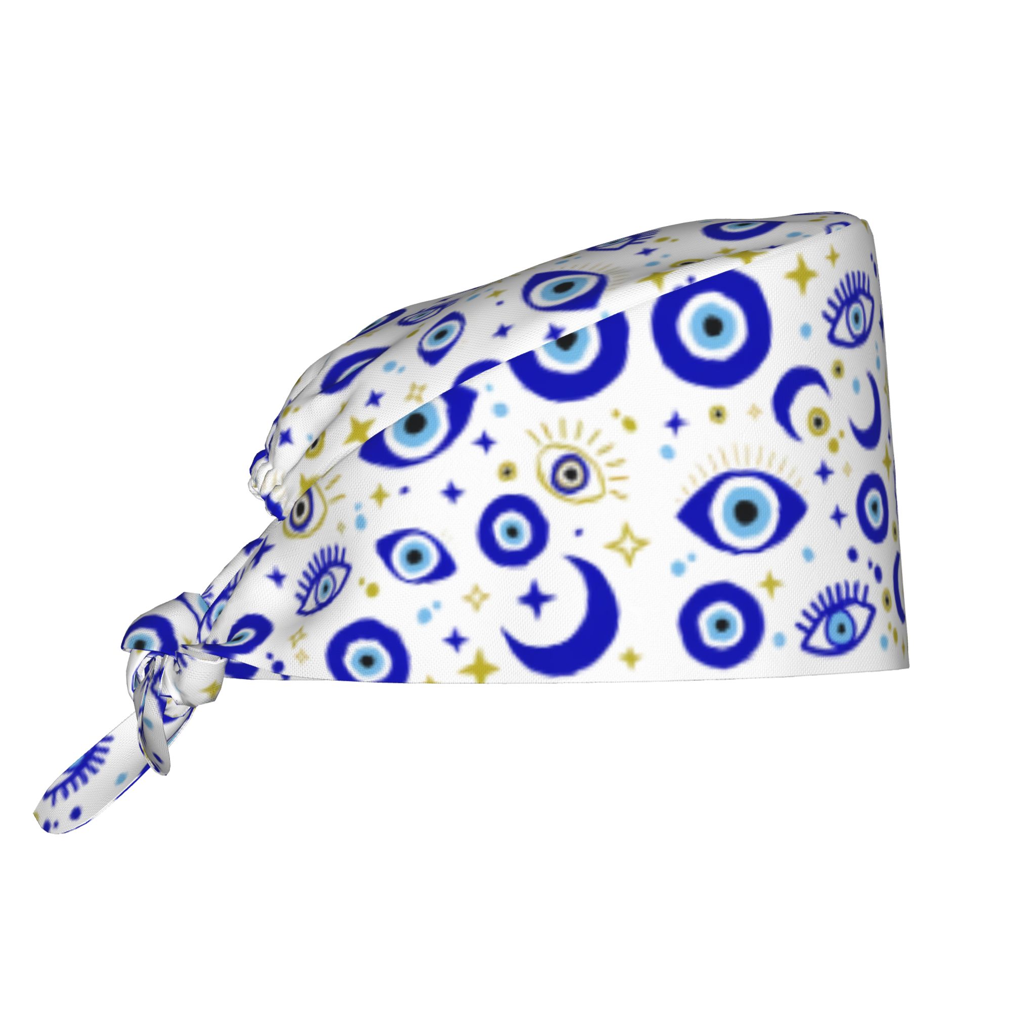 Men Accessories Evil Eye - Topi Kerja Motif Mata Nazar Turki,