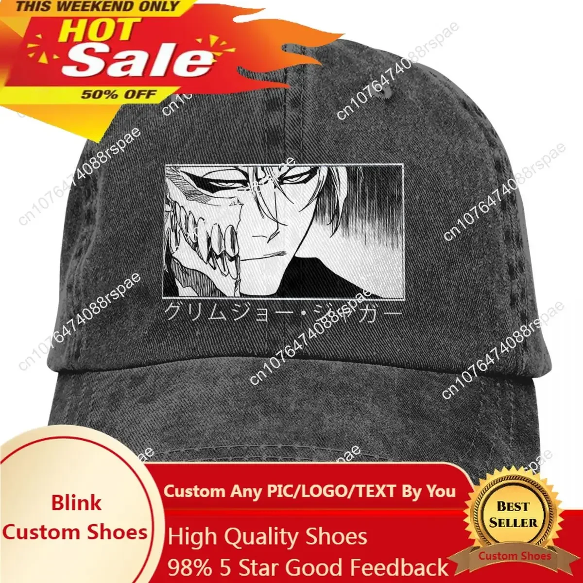 Hat Snapback Cap - Topi Bisbol Pria Grimmjow Jaggerjack Trucker