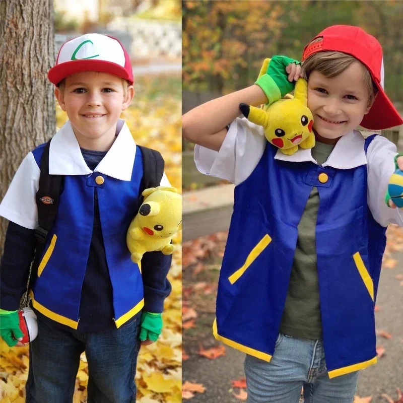 Men Accessories H&M - Kostum Cosplay Halloween Anime Ash Ketchum