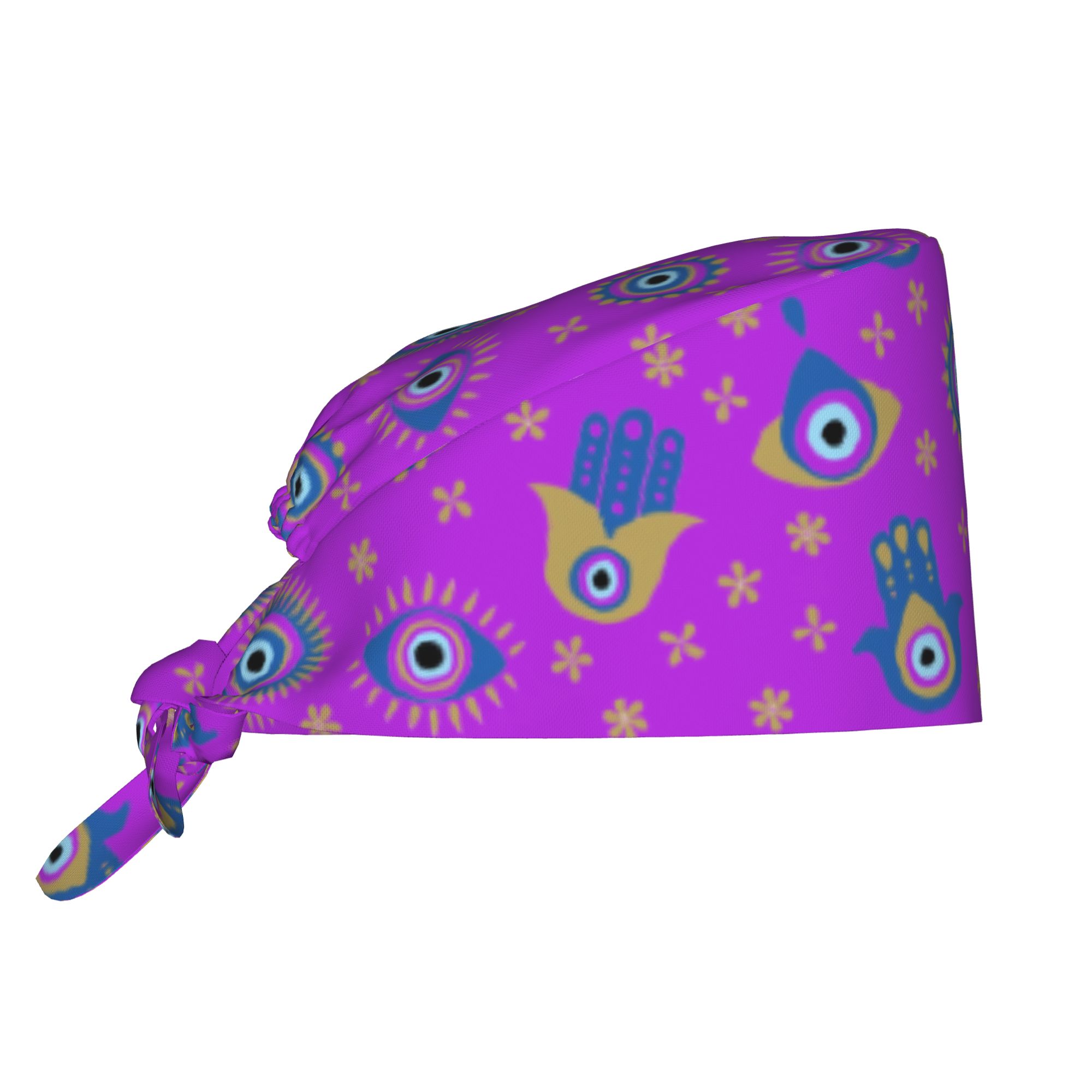 Topi Seragam Medis dengan Pola - Men Accessories Evil Eye ulasan dan harga