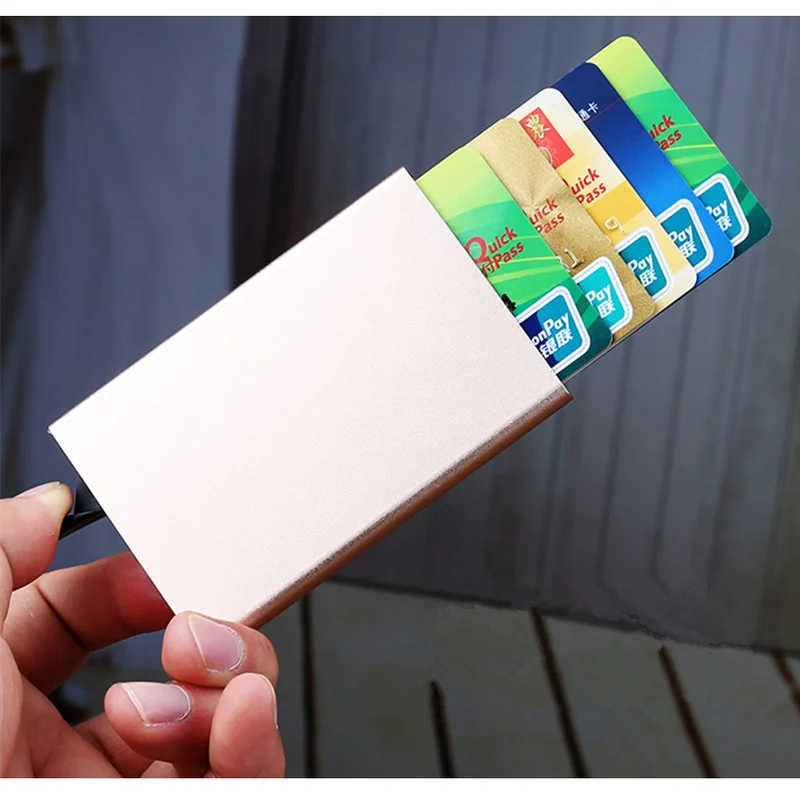 Dompet Kartu Logam Desainer Te - Card Case Minimalist ulasan dan harga
