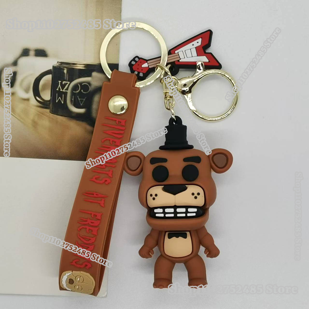 5pcs Gantungan Kunci Figur Ani - Young Men'S Accessories ulasan dan harga