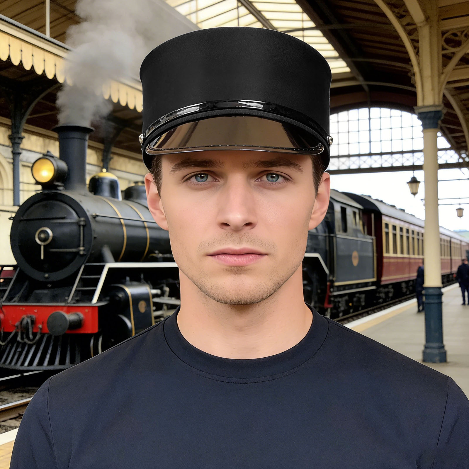Topi Pengemudi Konduktor Keret - Men Accessories H&M ulasan dan harga
