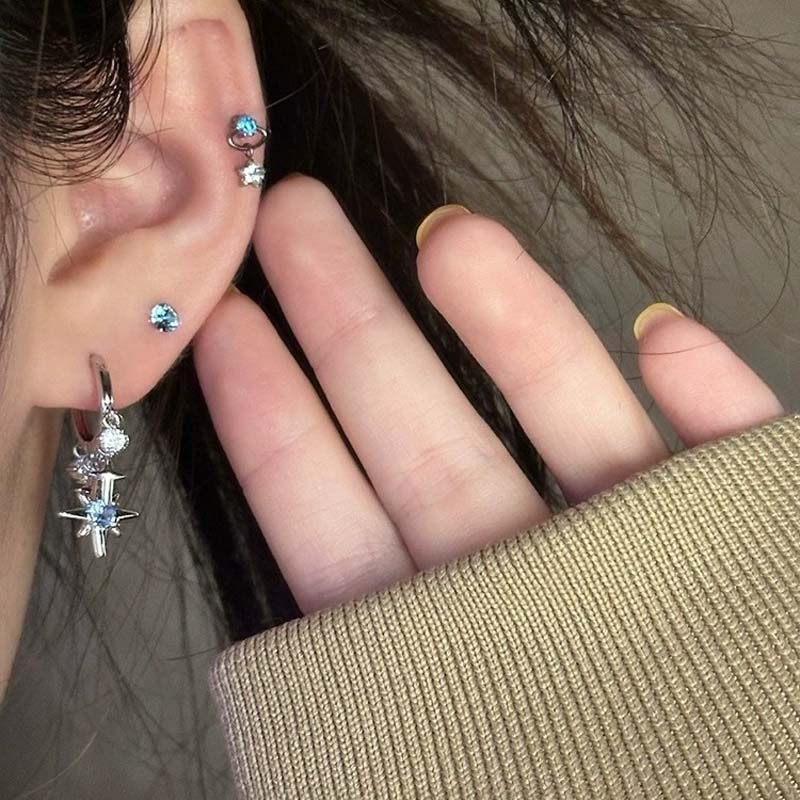 Anting Liontin Rumbai Bintang  - Men'S Accessories Jewelry Sale ulasan dan harga