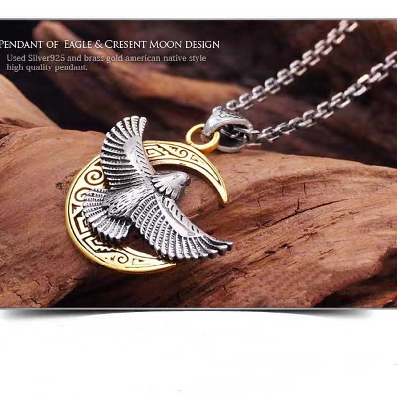 Kalung liontin pola elang terb - Men Accessories India ulasan dan harga