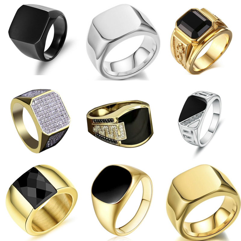 Cincin Logam Mengkilap 2025 Ba - Men'S Accessories Jewelry Sale ulasan dan harga