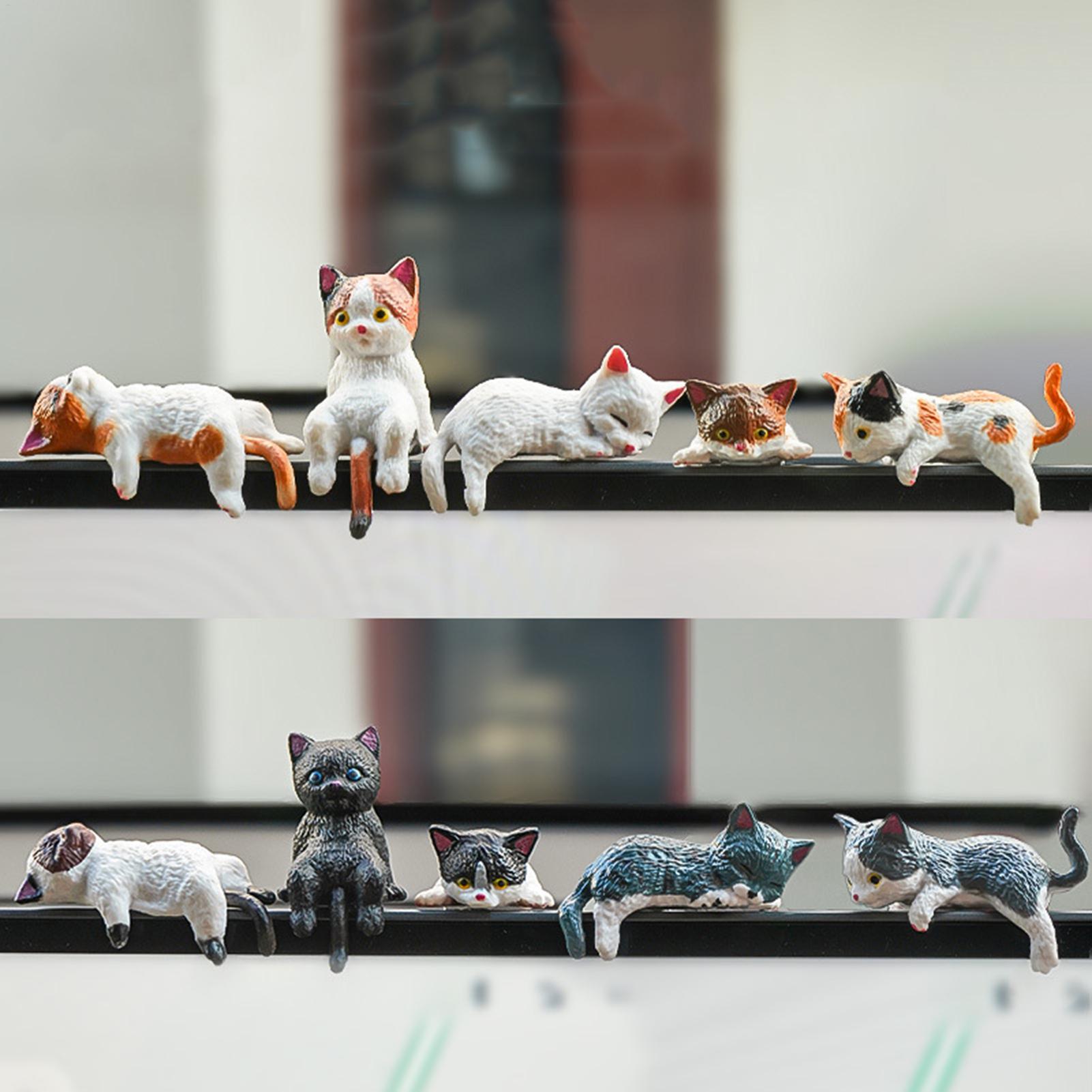 10 Buah Ornamen Kucing Mini Lu - Men Accessories India ulasan dan harga