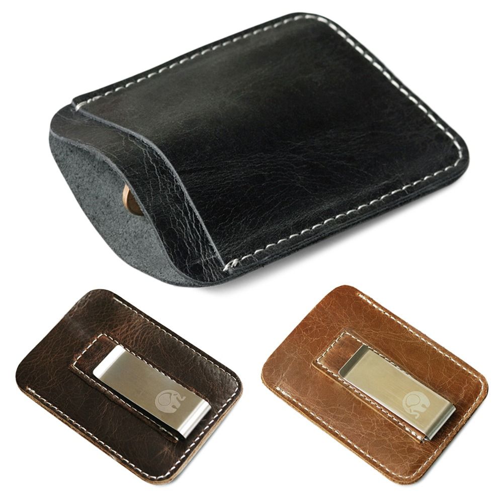 2024 Klip Uang Kulit Asli Tipi - Money Clip Slim ulasan dan harga