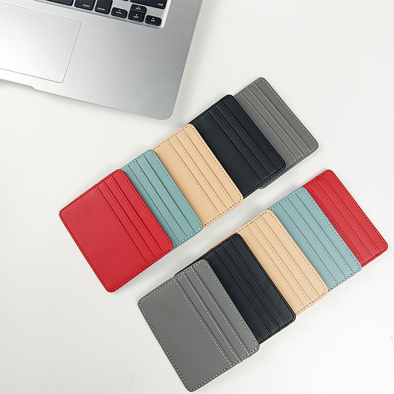 1 Buah Tempat Kartu ID Kulit P - Card Case Minimalist ulasan dan harga
