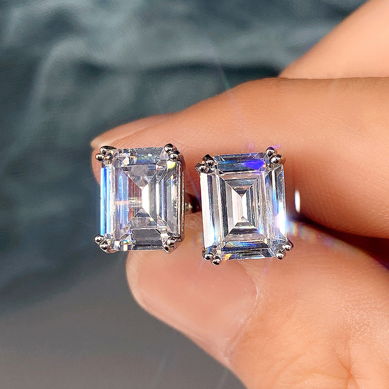 Huitan geometris persegi zirko - Men'S Accessories Jewelry Sale ulasan dan harga