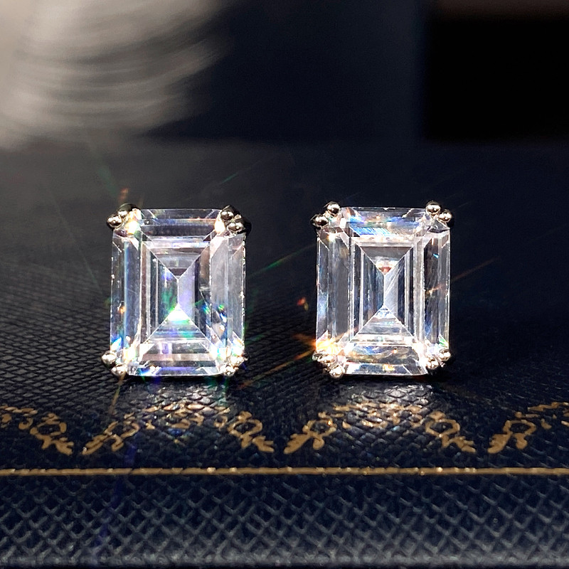 Huitan geometris persegi zirko - Men'S Accessories Jewelry Sale ulasan dan harga