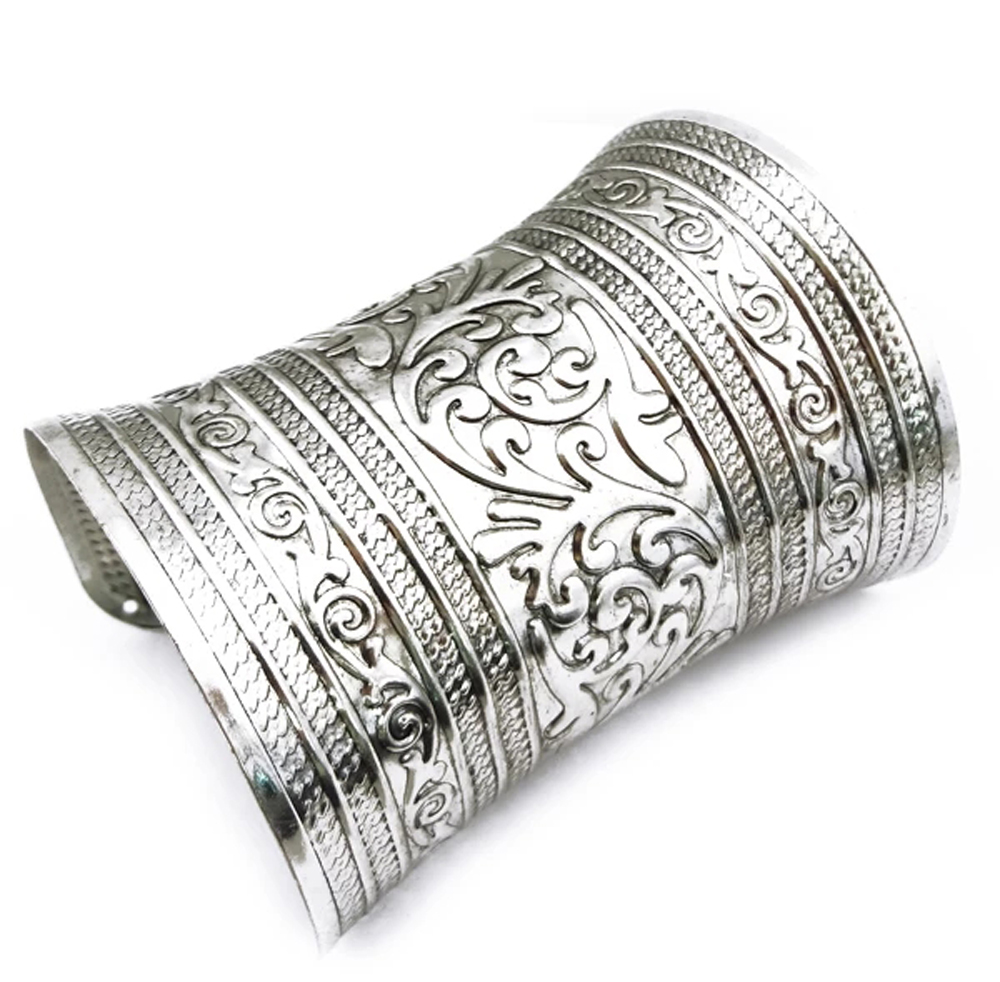 Gelang Manset Lebar Aloi Antik - Men Accessories India ulasan dan harga