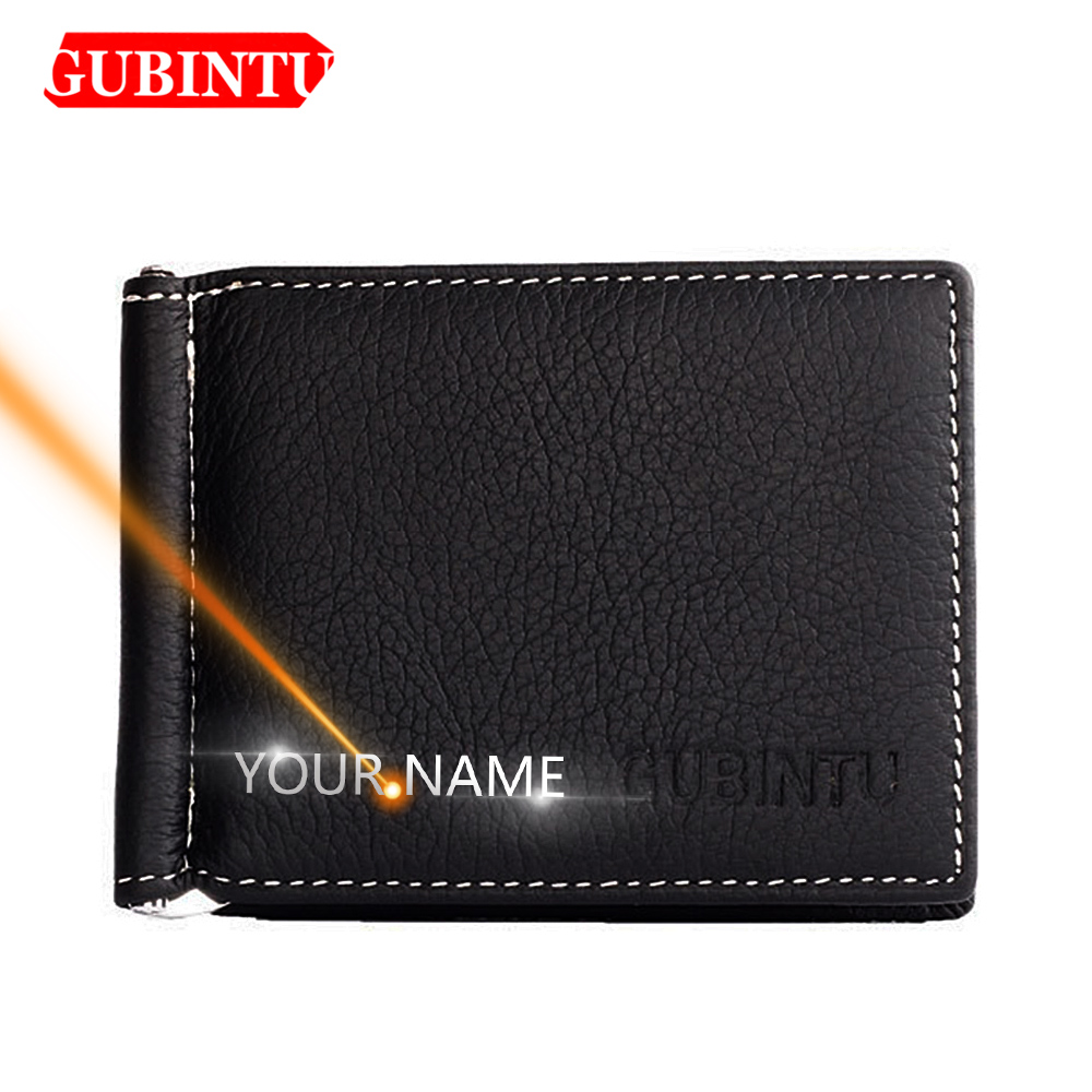 Dompet kulit asli pria, klip u - Money Clip Slim ulasan dan harga