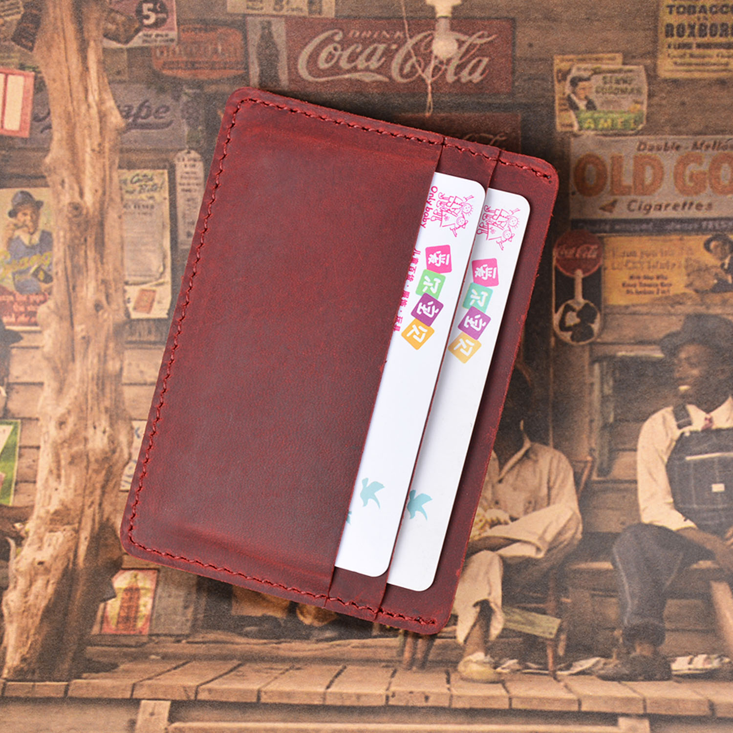Dompet Kartu Mini Uniseks Vint - Money Clip Slim ulasan dan harga