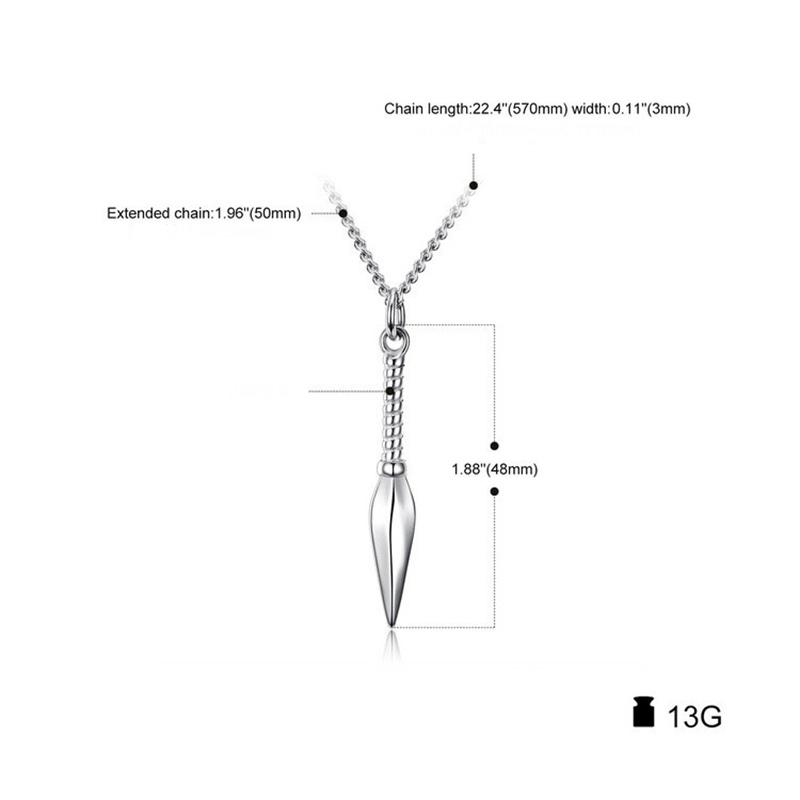 Kalung Liontin Tombak untuk Pr - Men Accessories Neck Chain ulasan dan harga