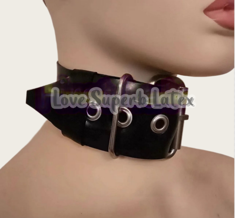 0.4mm Choker Leher Lateks Seks - Men Accessories Neck Chain ulasan dan harga