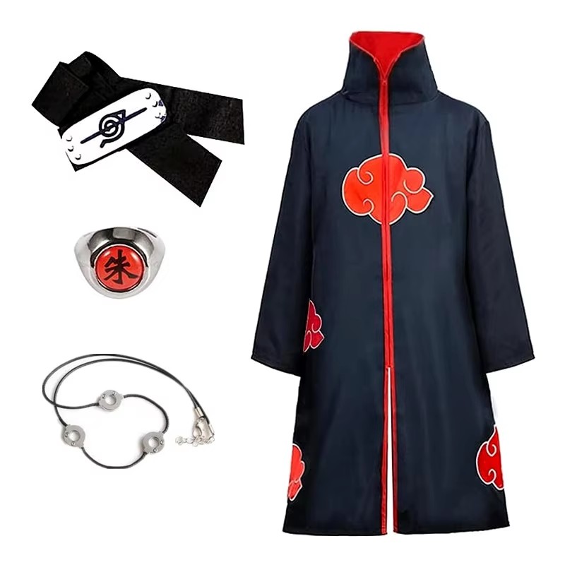 Kostum Cosplay Anime Akatsuki  - Young Men'S Accessories ulasan dan harga