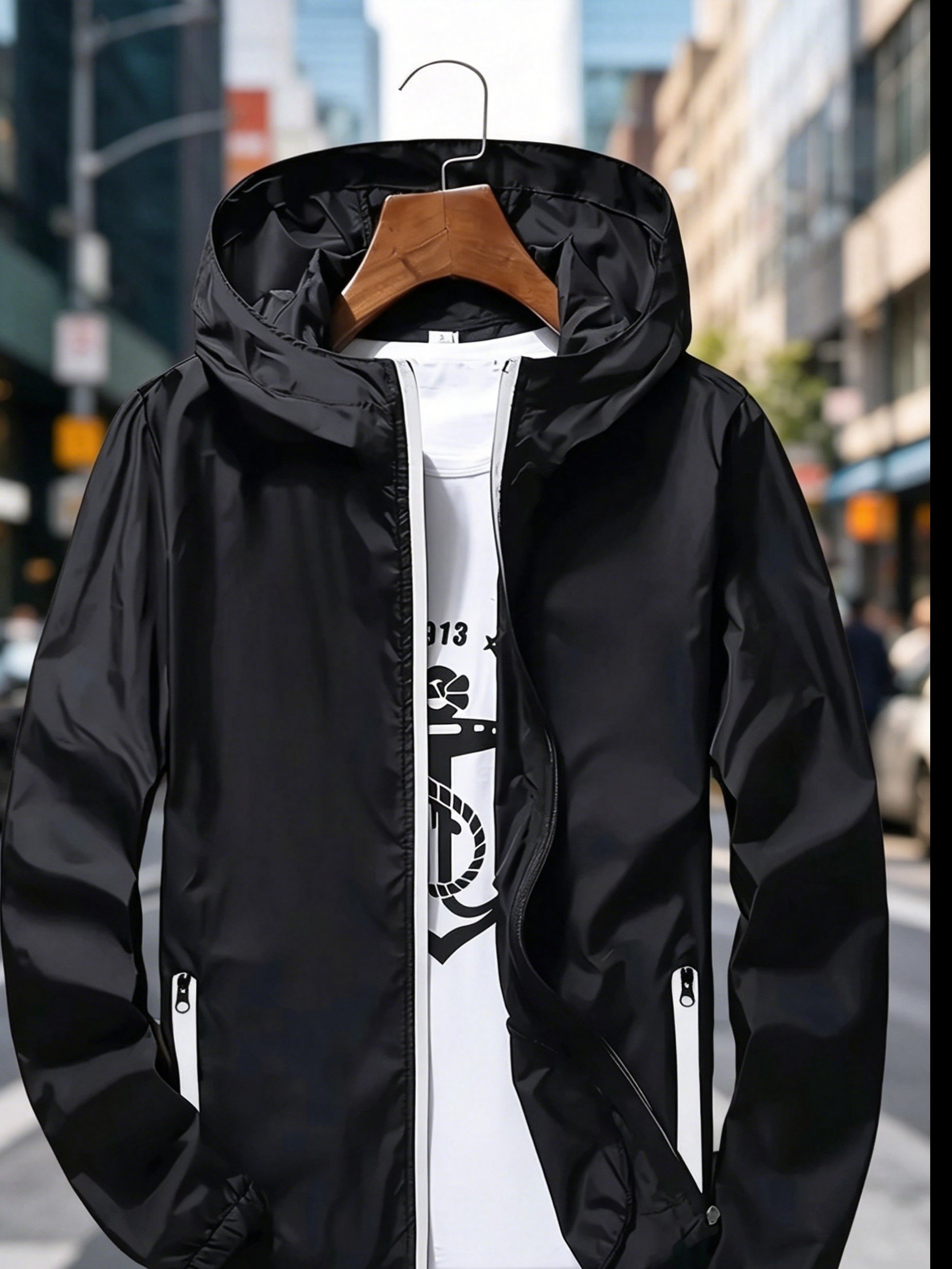 Jaket Windbreaker Pria Premium - Men'S Accessories Pouch ulasan dan harga